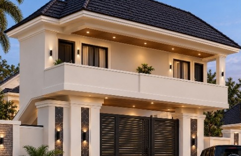 Compact duplex with balcony